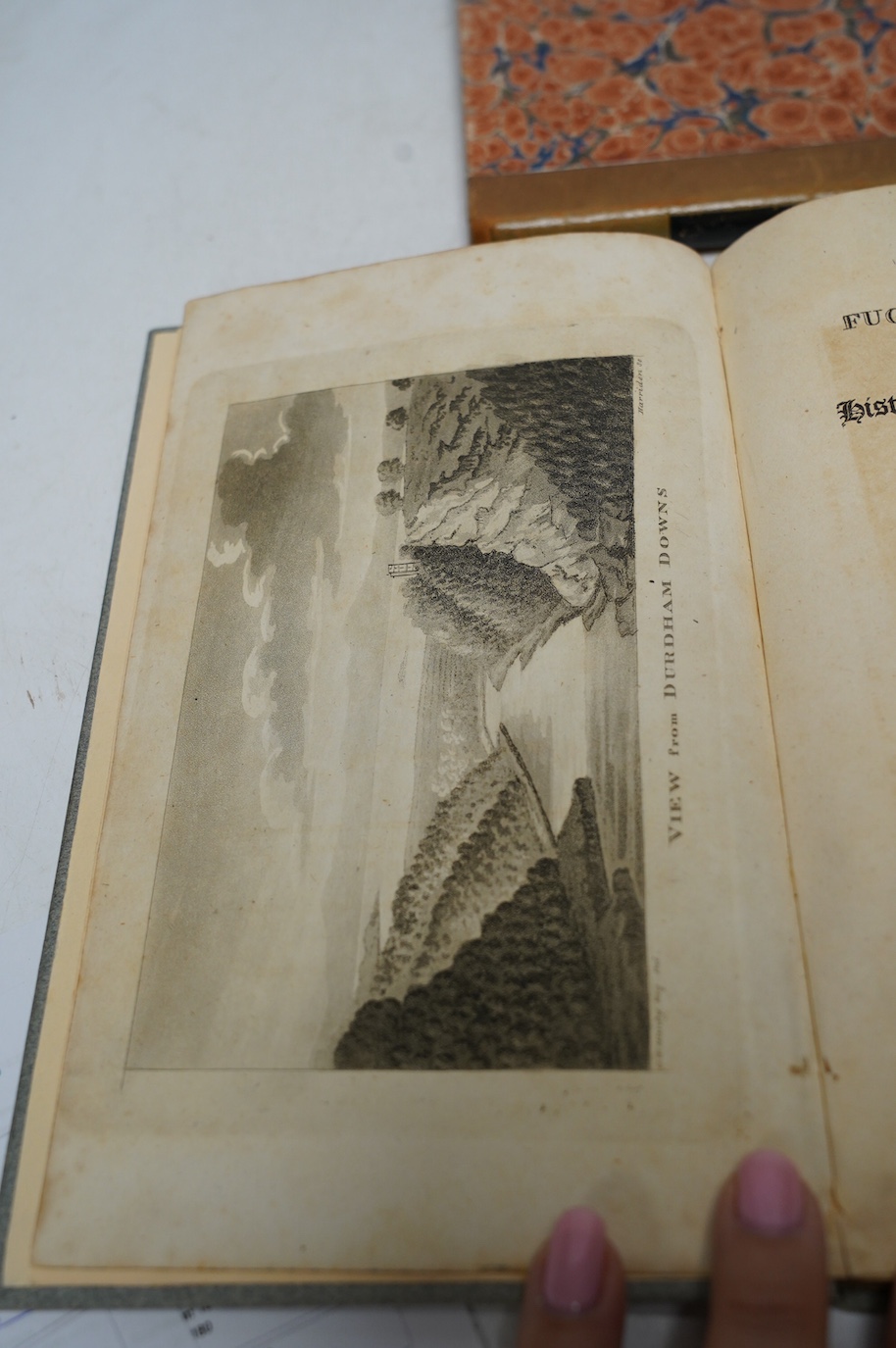 SOMERSET, BRISTOL: Manby, G.W. - Fugitive Sketches of the History and Natural Beauties of Clifton Hot-Wells and Vicinity. 4 plans and 14 (mostly aquatint) plates, half-title; new paper boards